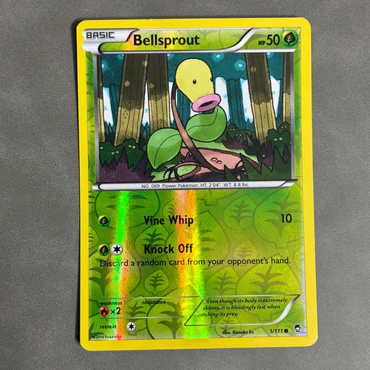 POKEMON TCG BELLSPROUT 1/111 HOLO 2014