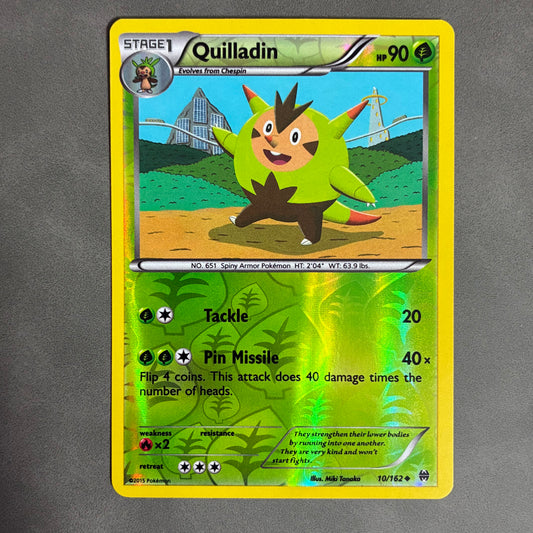 POKEMON TCG QUILLADIN 10/162 HOLO 2015