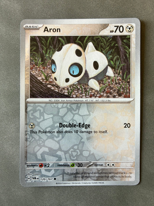 2024 POKEMON TCG - ARON 120/167 HOLO