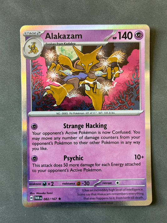2024 POKEMON TCG - ALAKAZAM 082/167 HOLO
