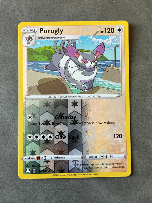 2021 POKEMON TCG - PURUGLY 116/163 HOLO