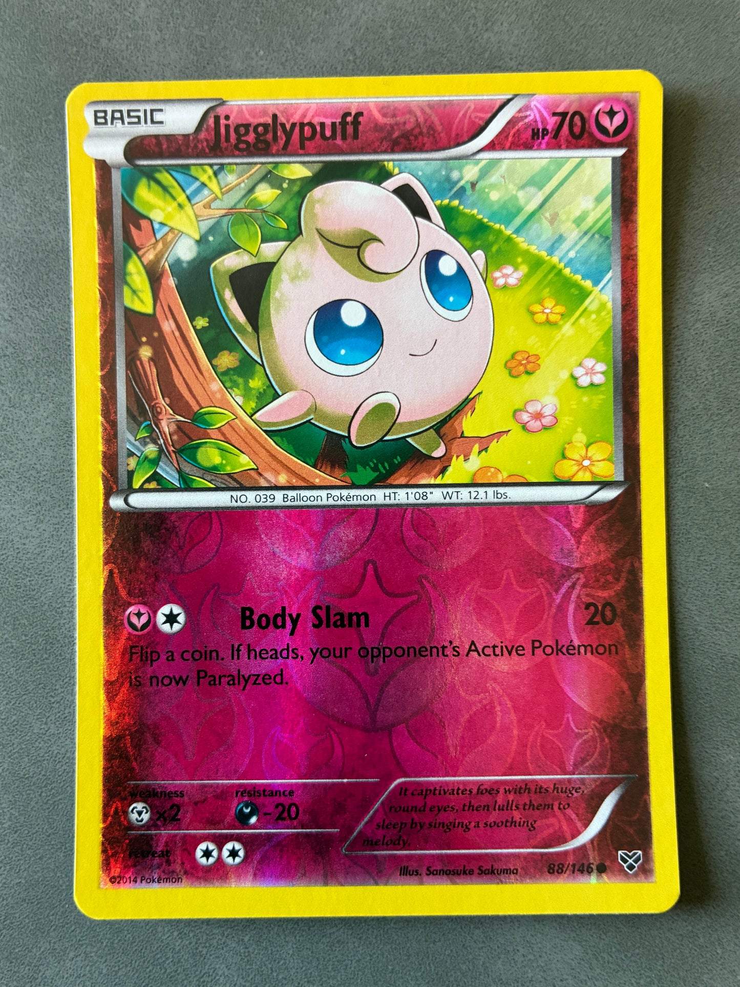 2014 POKEMON TCG - JIGGLYPUFF 88/146 HOLO