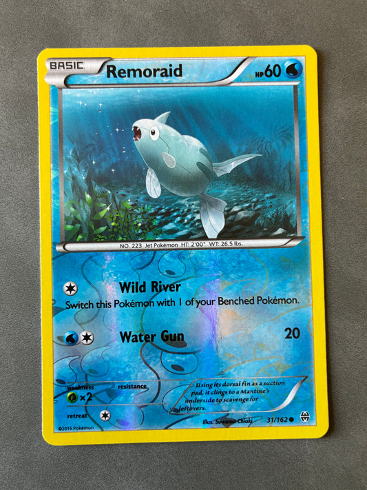 2015 POKEMON TCG - REMORAID 31/162 HOLO