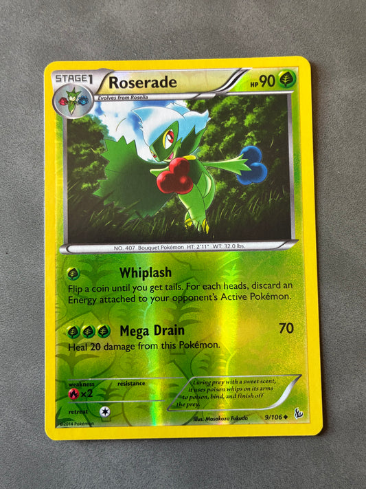 2014 POKEMON TCG - ROSERADE 9/106 HOLO