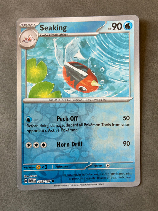 2024 POKEMON TCG - SEAKING 045/167 HOLO
