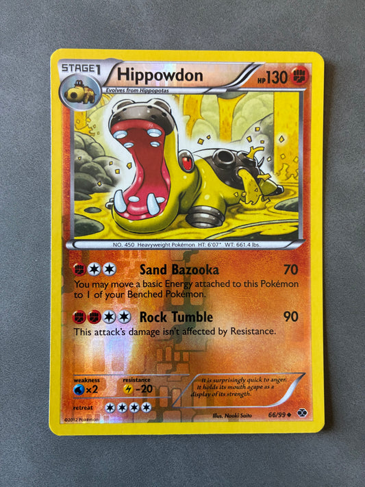 2012 POKEMON TCG HIPPOWDON 66/99 HOLO