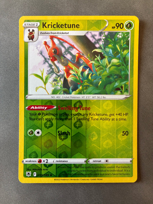 2022 POKEMON TCG KRICKETUNE 010/189 HOLO