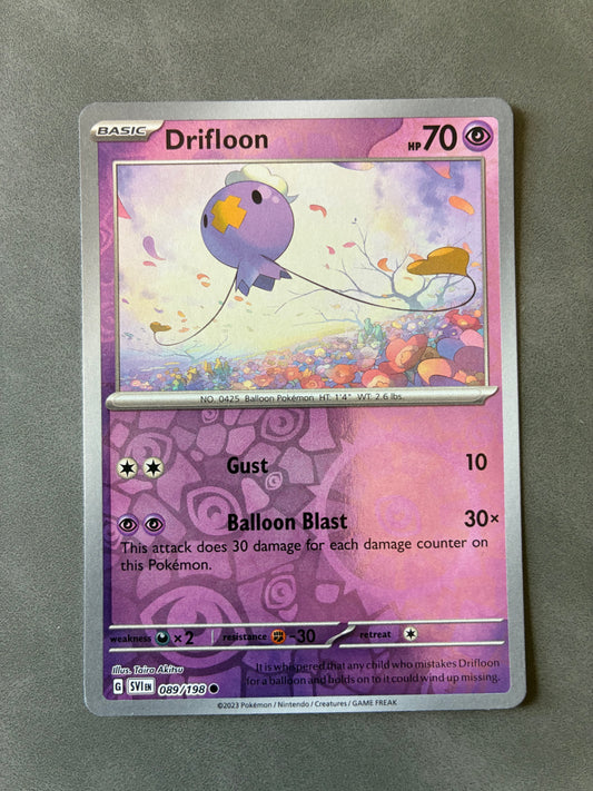2023 POKEMON TCG DRIFLOON 089/198 HOLO