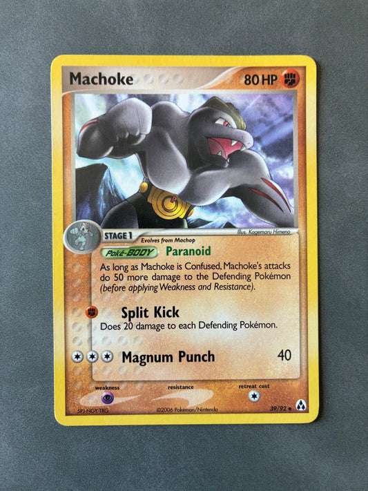2006 POKEMON TCG MACHOKE 39/92