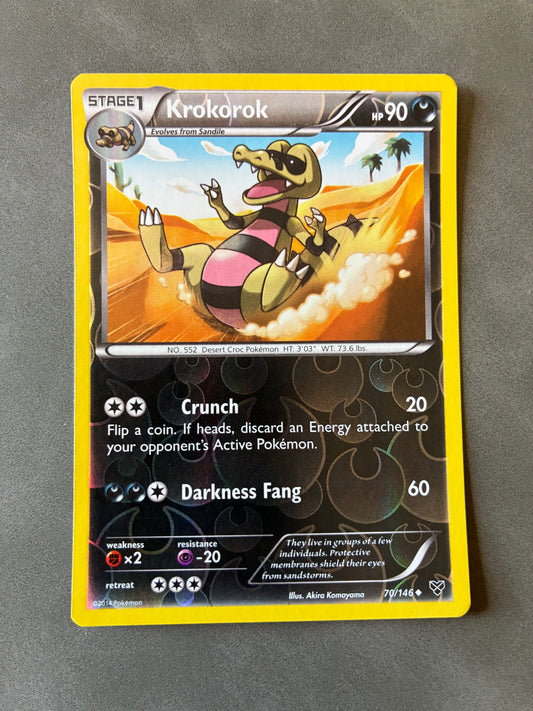 2014 POKEMON TCG KROKOROK 70/146 HOLO