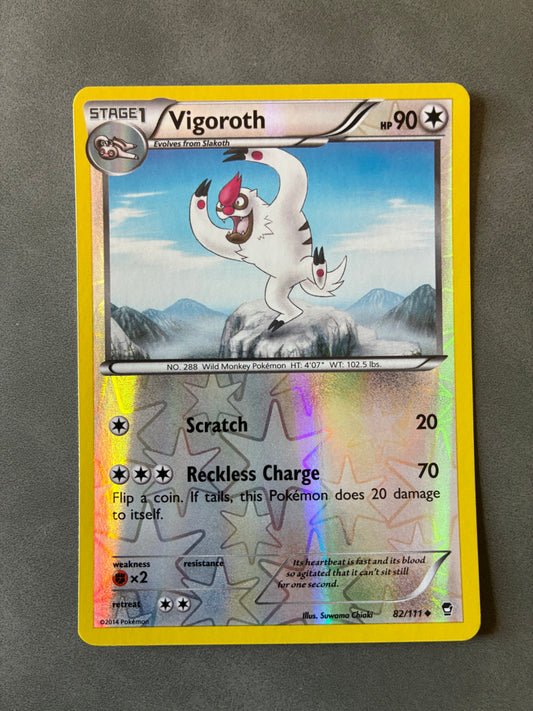2014 POKEMON TCG VIGOROTH 82/111 HOLO