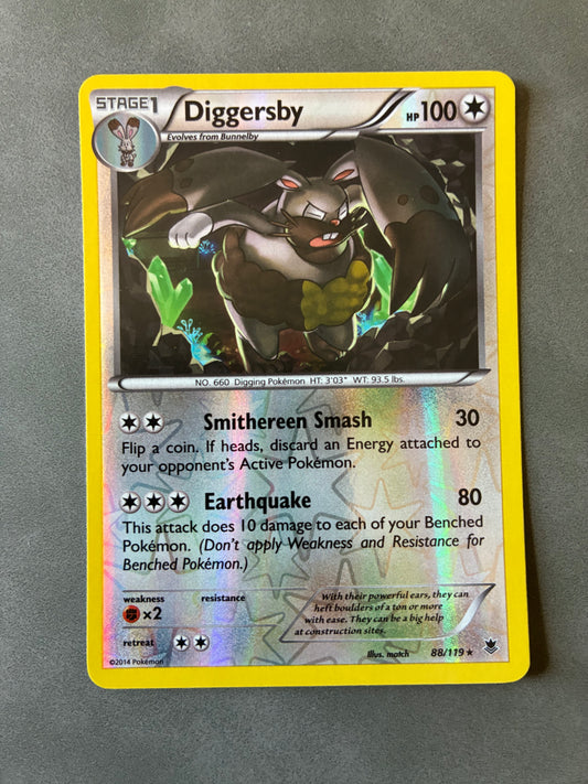 2014 POKEMON TCG DIGGERSBY 88/119 HOLO