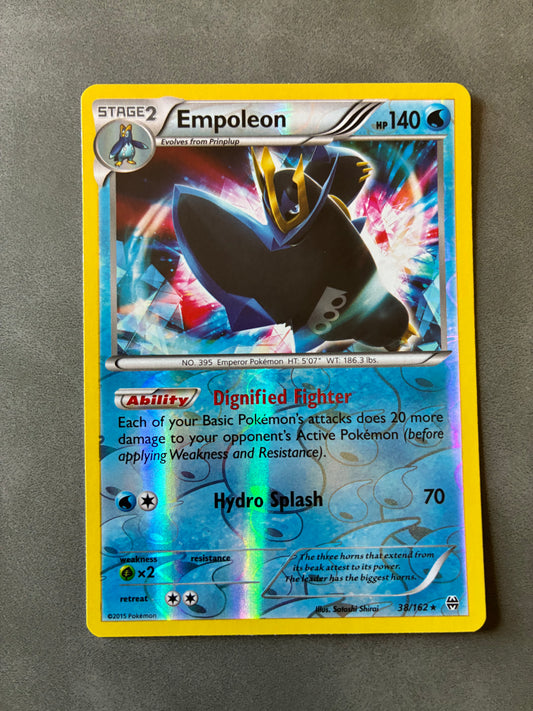 2015 POKEMON TCG EMPOLEON 38/162 HOLO
