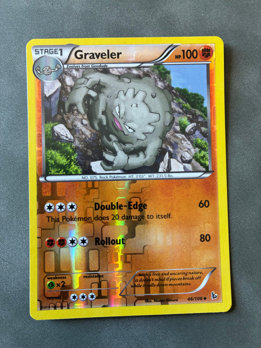 2014 POKEMON TCG GRAVELER 46/106 HOLO