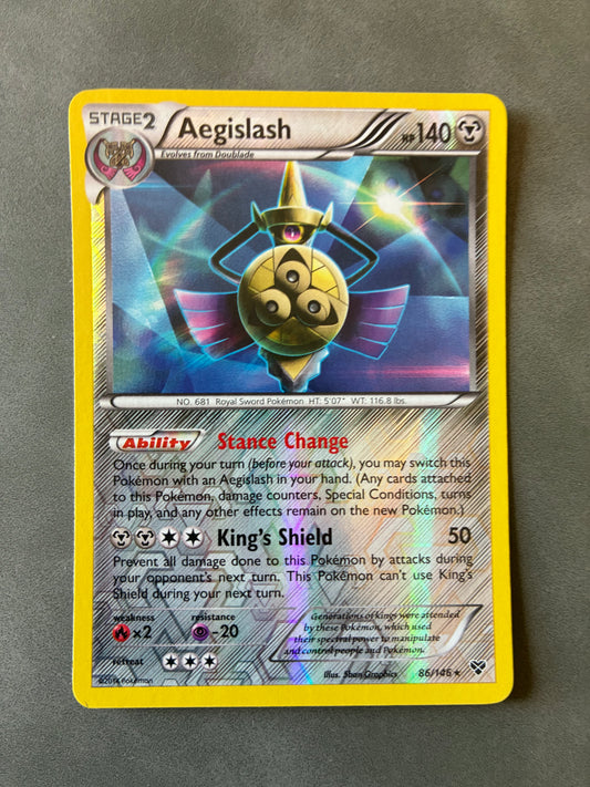 2014 POKEMON TCG AEGISLASH 86/146 HOLO