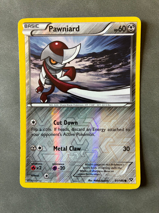 2014 POKEMON TCG PAWNIARD 81/146 HOLO
