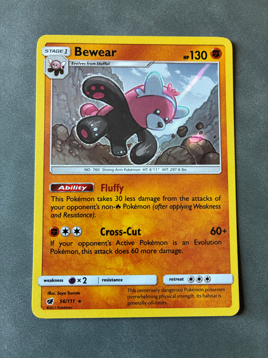 2017 POKEMON TCG BEWEAR 56/111 HOLO