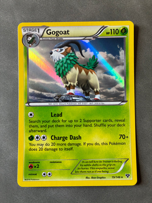 2014 POKEMON TCG GOGOAT 19/146 HOLO