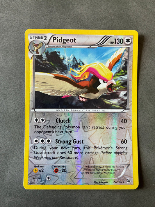2014 POKEMON TCG - PIDGEOT 77/106 HOLO