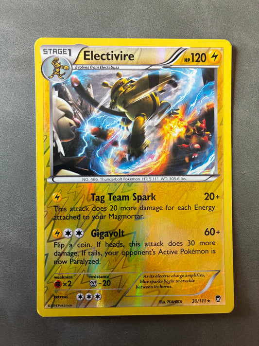 2014 POKEMON TCG - ELECTIVIRE 30/111 HOLO
