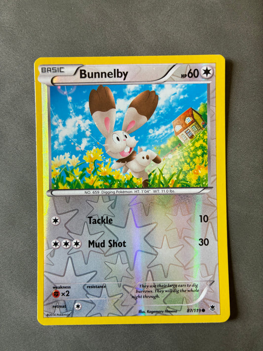 2014 POKEMON TCG - BUNNELBY 87/119 HOLO