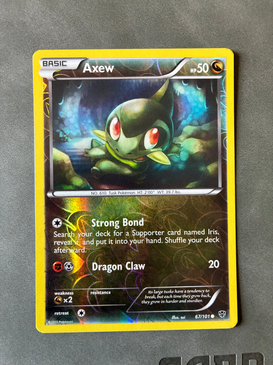 2013 POKEMON TCG AXEW 67/101 HOLO