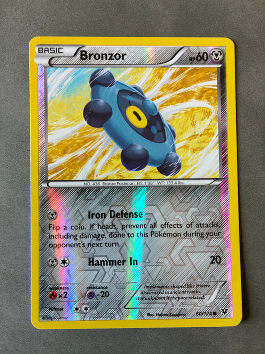 2016 POKEMON TCG BRONZOR 60/124 HOLO