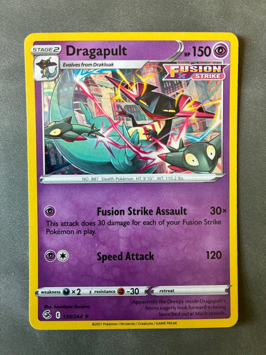 2021 POKEMON TCG DRAGAPULT 130/264 FUSION STRIKE