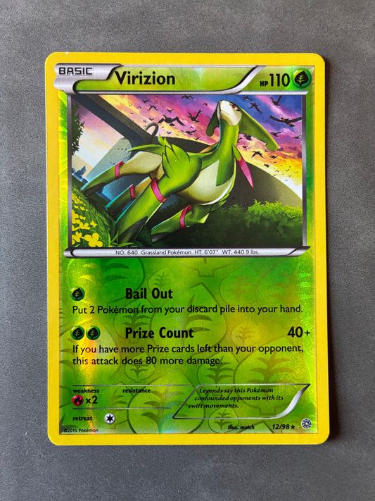2015 POKEMON TCG VIRIZION 12/98 HOLO