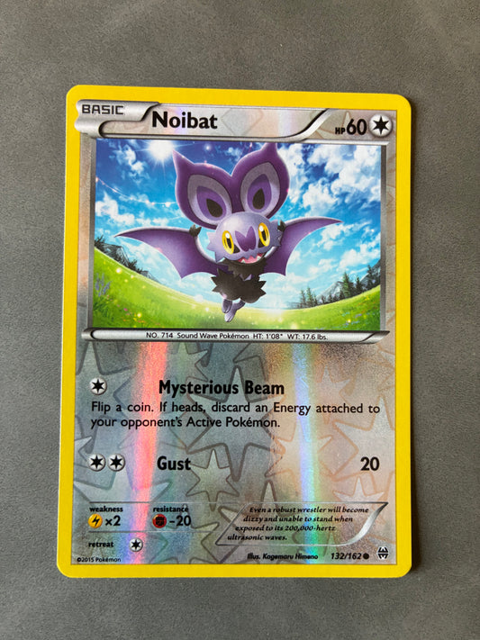 2015 POKEMON TCG NOIBAT 132/162 HOLO