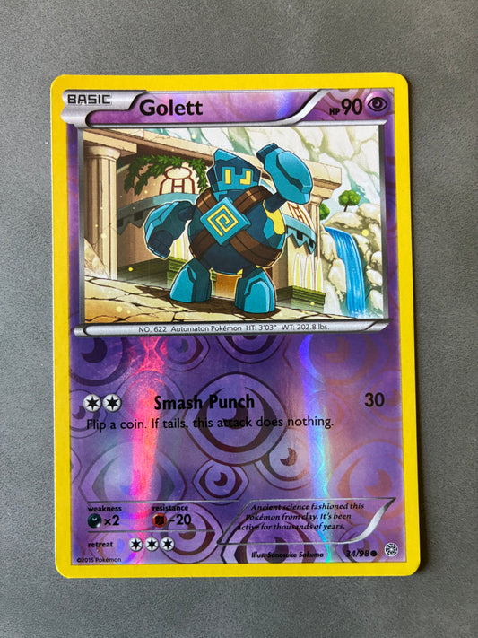 2015 POKEMON TCG GOLETT 34/98 HOLO