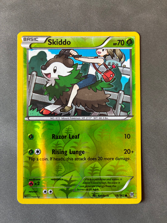 POKEMON TCG SKIDDO 16/162 HOLO 2015