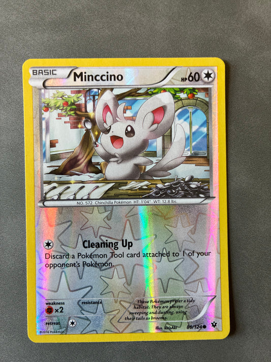 POKEMON TCG MINCCINO 86/124 HOLO 2016