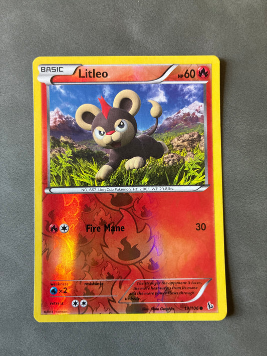 POKEMON TCG LITLEO 19/106 HOLO 2014