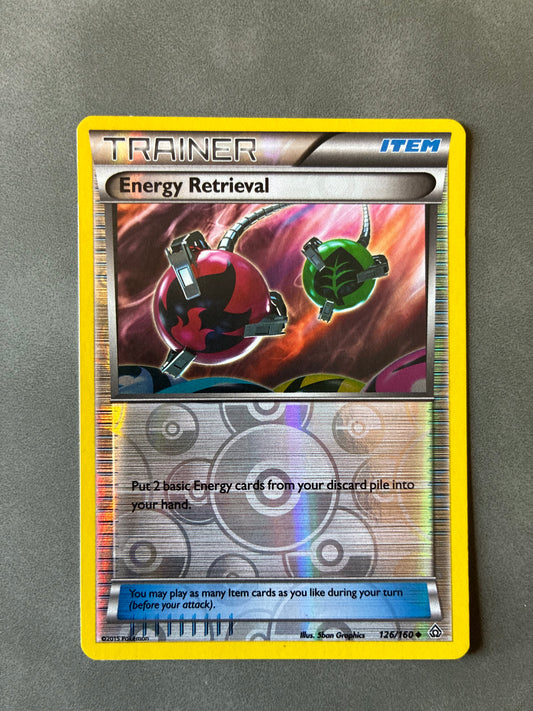 POKEMON TCG ENERGY RETRIEVAL 126/160 HOLO 2015 TRAINER ITEM