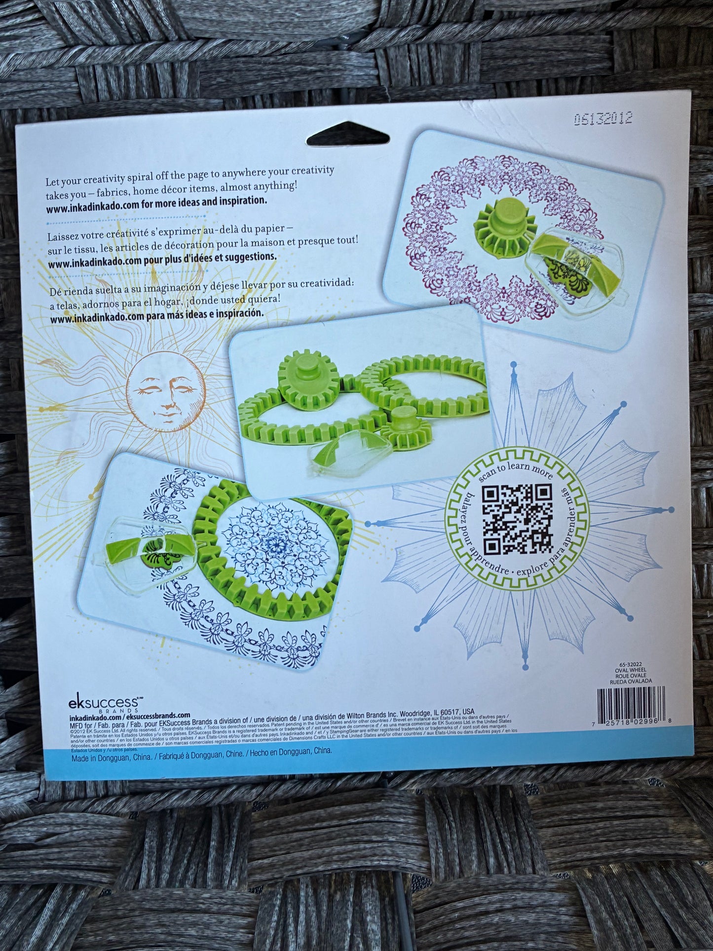 INKADINKADO OVAL STAMPING WHEEL