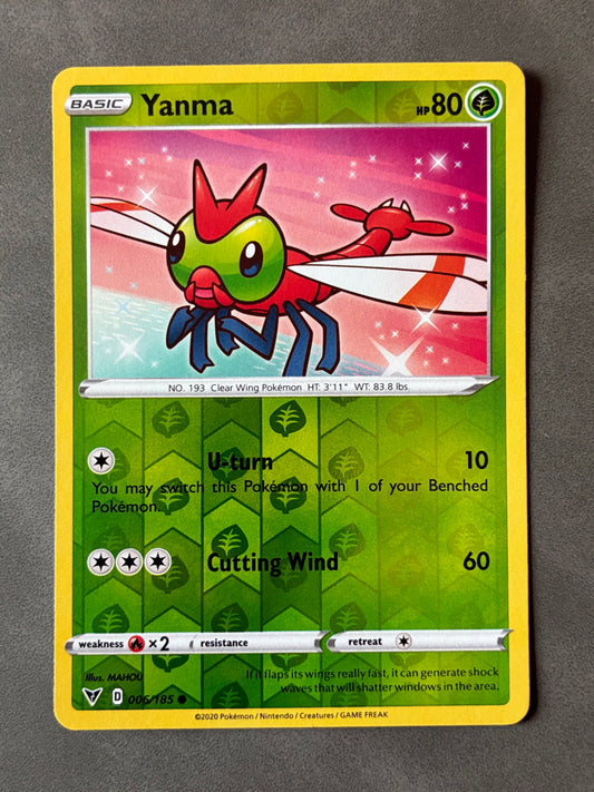 2020 POKEMON TCG YANMA 006/185 HOLO