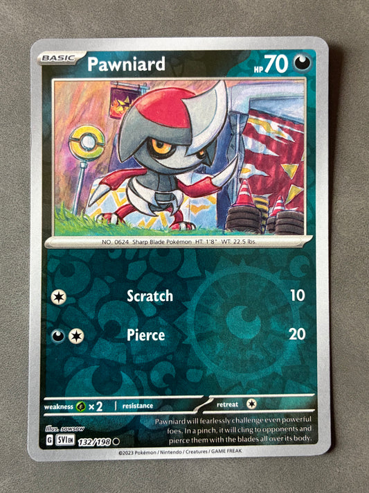 2023 POKEMON TCG PAWNIARD 132/198 HOLO