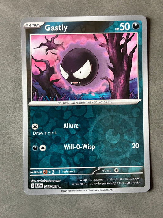 2024 POKEMON TCG GASTLY 055/091 HOLO