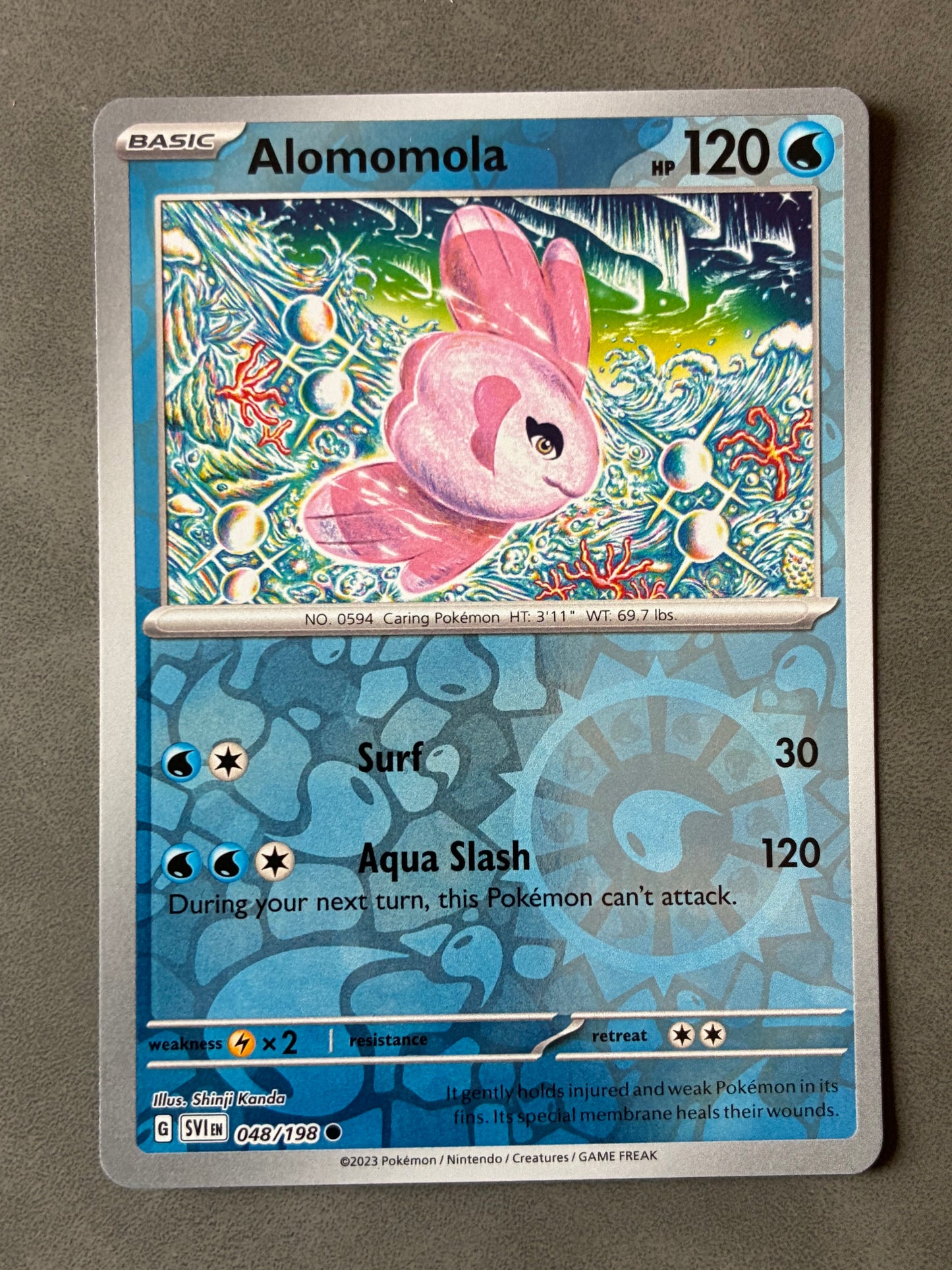 2023 POKEMON TCG - ALOMOMOLA 048/198 HOLO