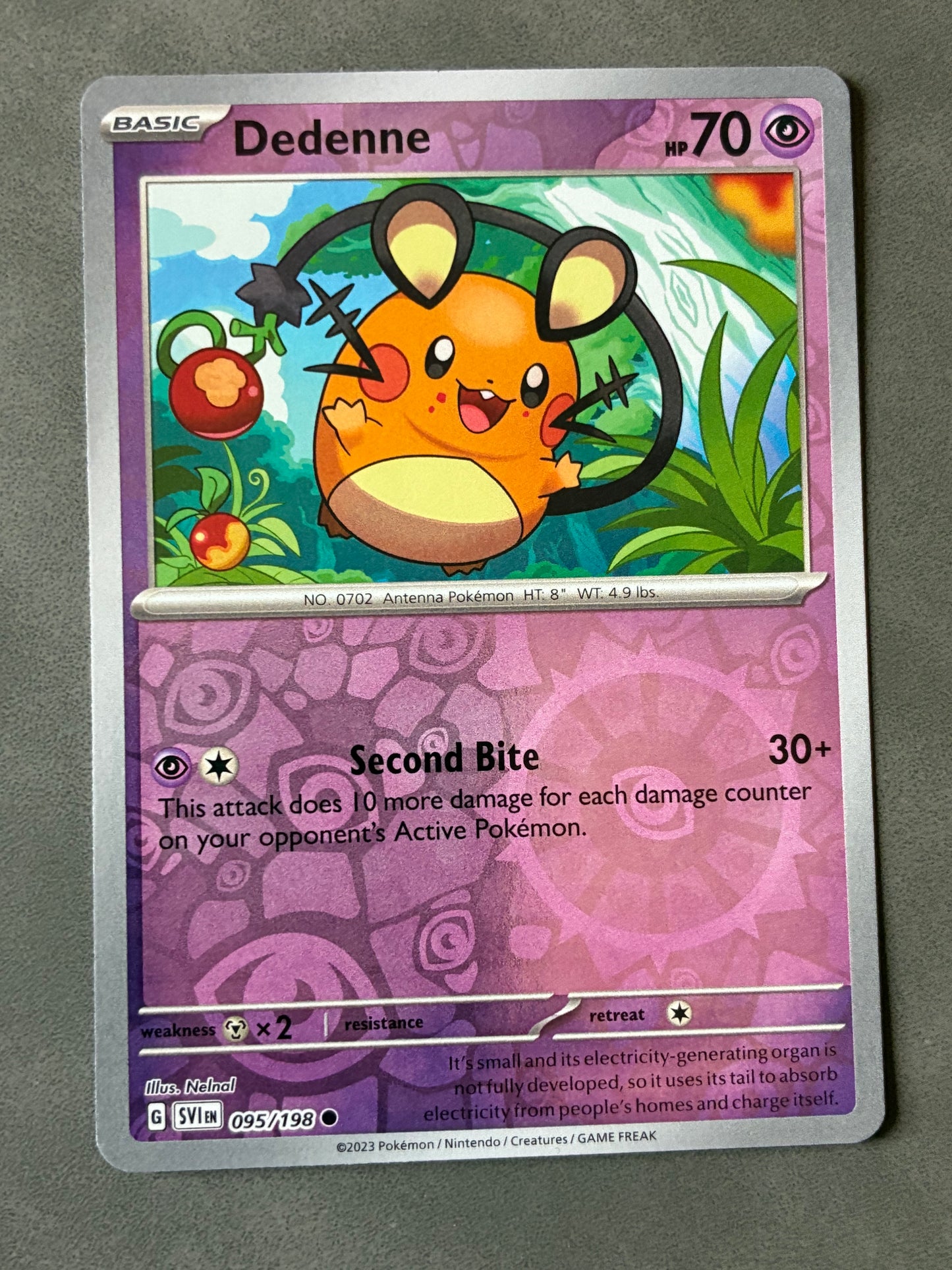 2023 POKEMON TCG - DEDENNE 095/198 HOLO