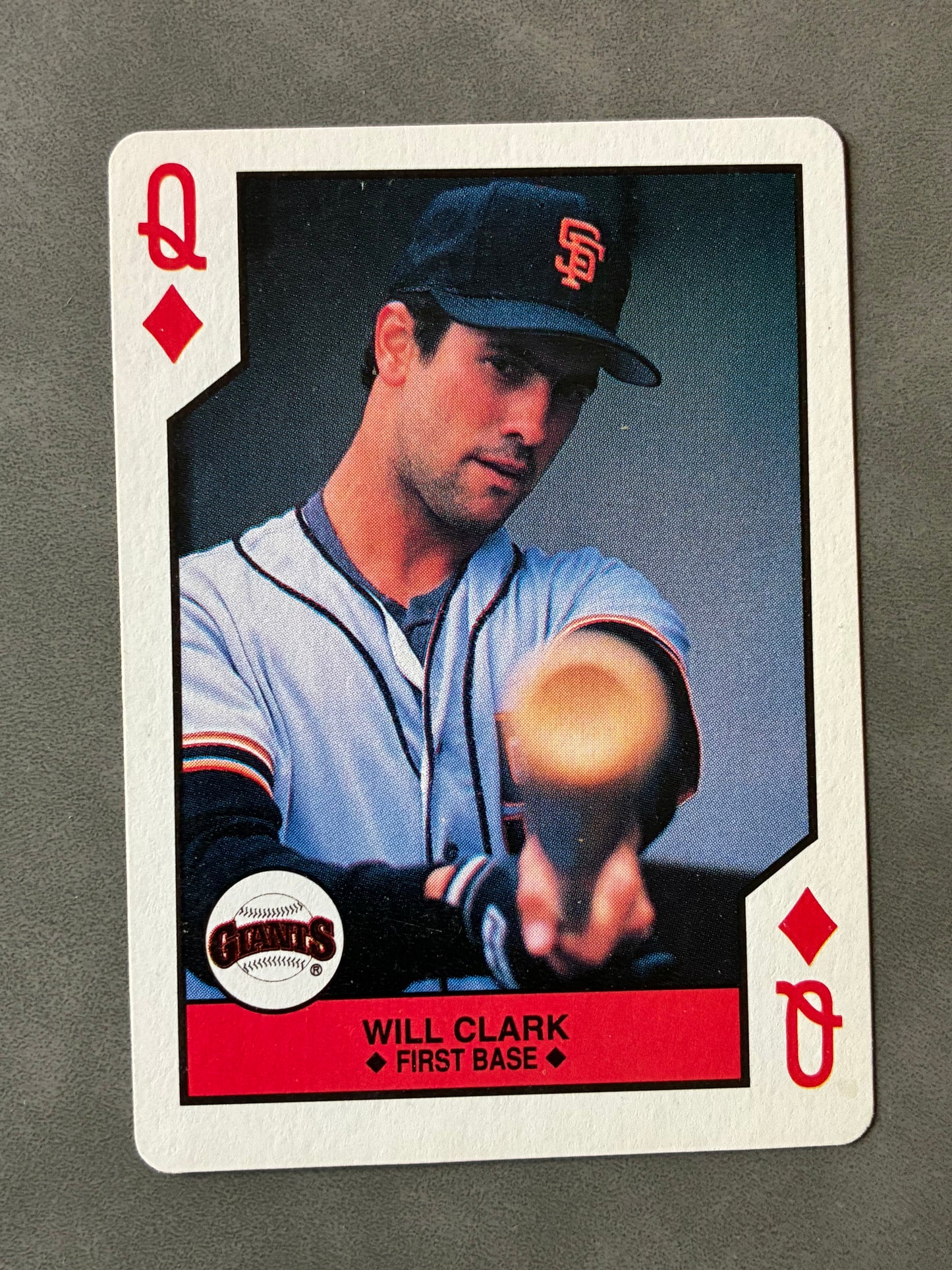 1990 THE U.S. PLAYING CARD CO. - BASEBALL MAJOR LEAGUE - WILL CLARK (GIANTS)
