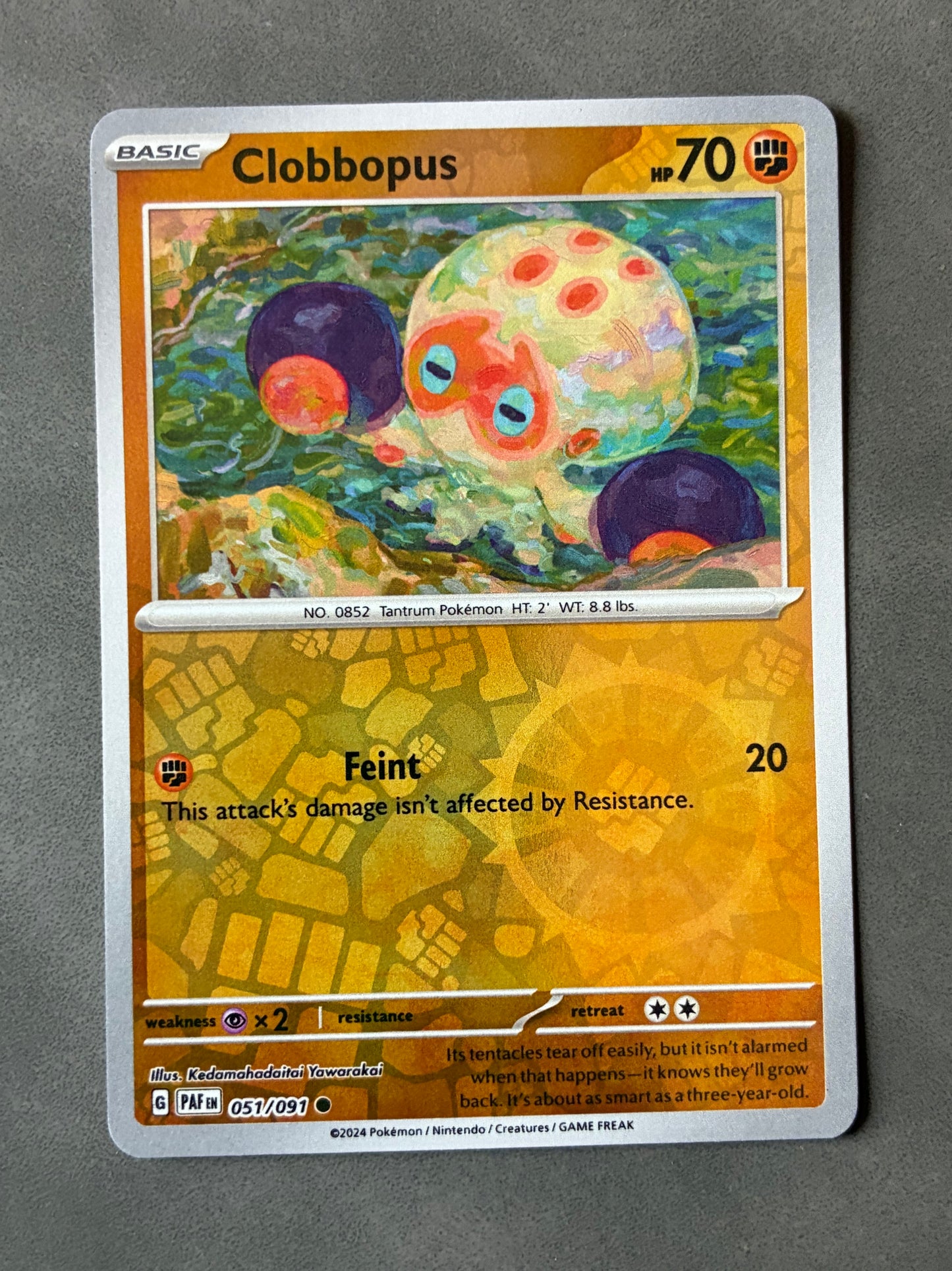 2024 POKEMON TCG - CLOBBOPUS 051/091 HOLO