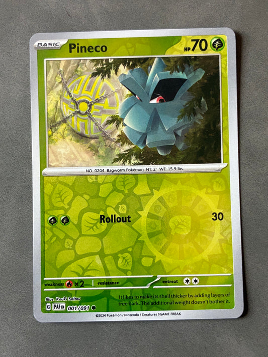 2024 POKEMON TCG - PINECO 001/091 HOLO