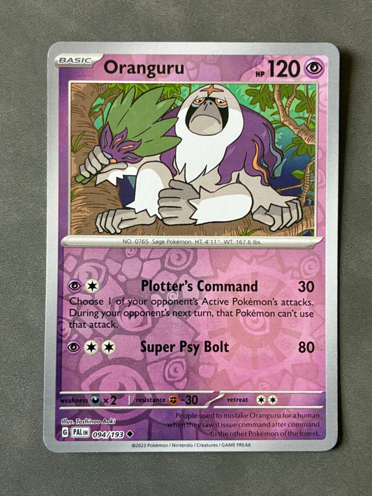 2023 POKEMON TCG - ORANGURU 094/193 HOLO