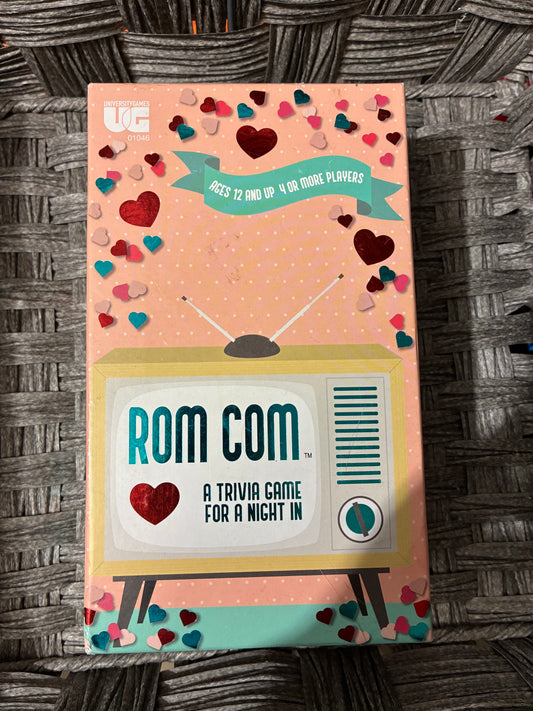 UNIVERSITY GAMES ROM COM TRIVIA GAME