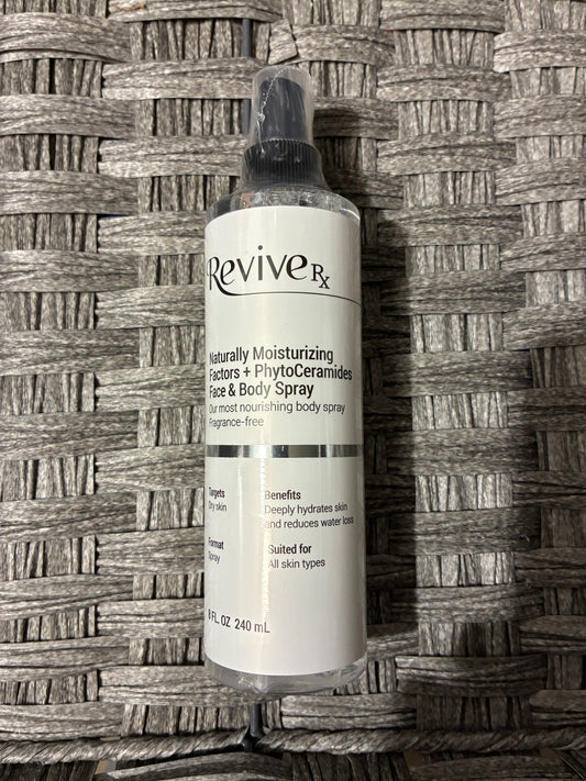 REVIVE RX NATURALLY MOISTURIZING PHYTOCERAMIDES FACE AND BODY SPRAY