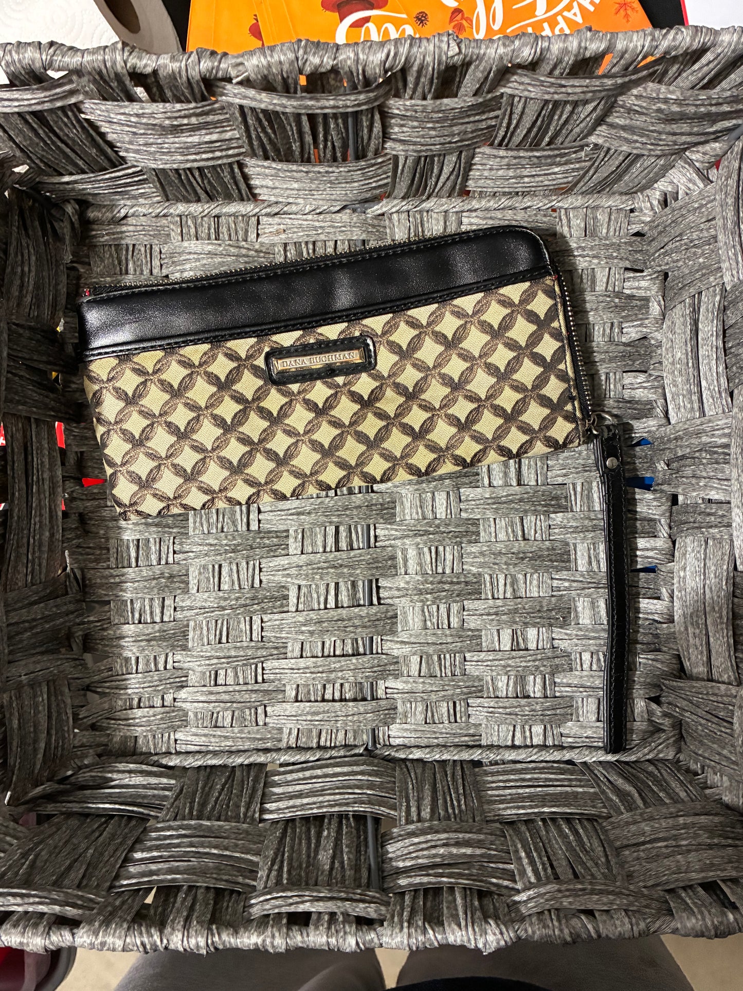 PRE OWNED DANA BUCHMAN WALLET WITH WRIST STRAP