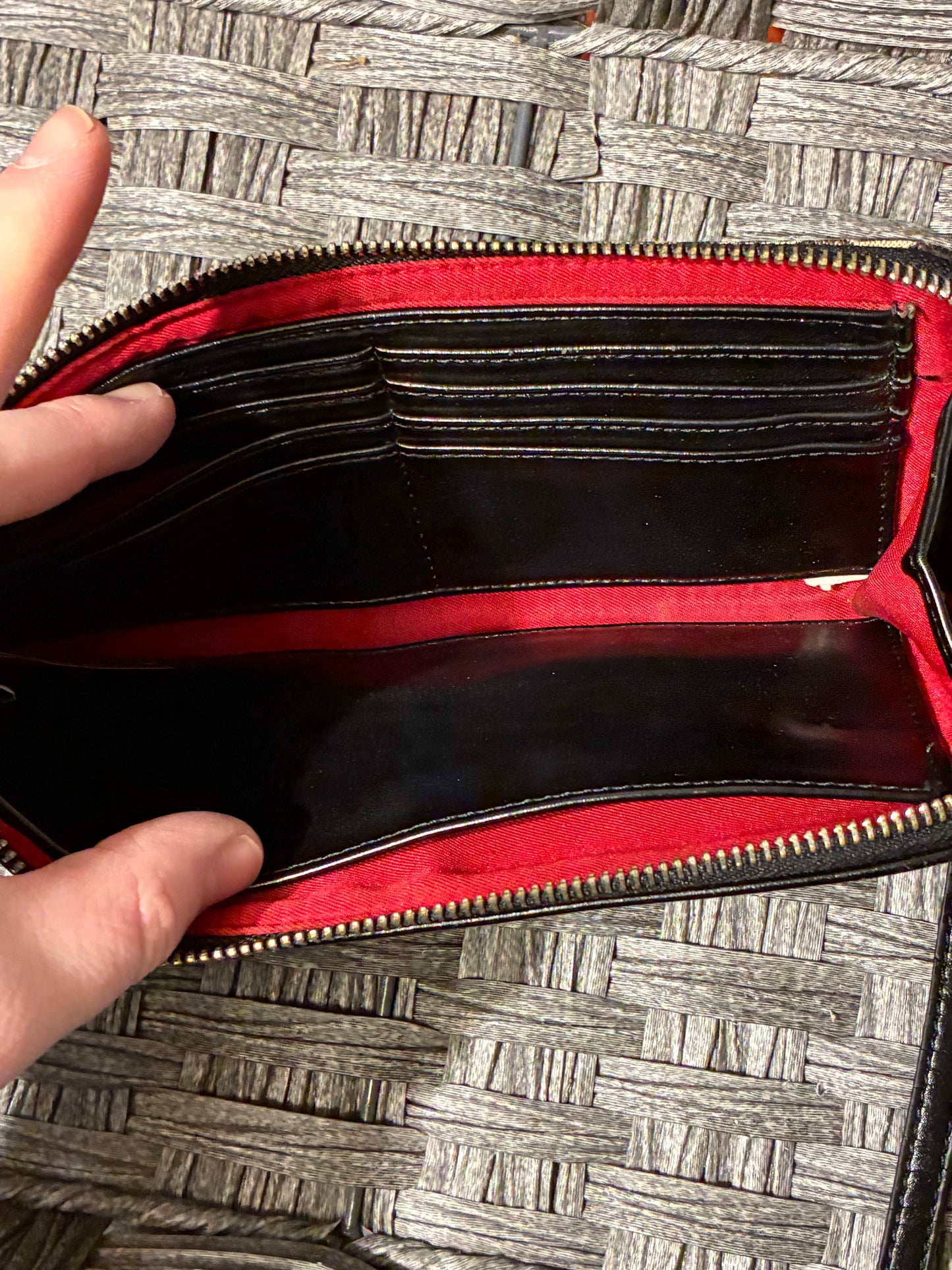 PRE OWNED DANA BUCHMAN WALLET WITH WRIST STRAP