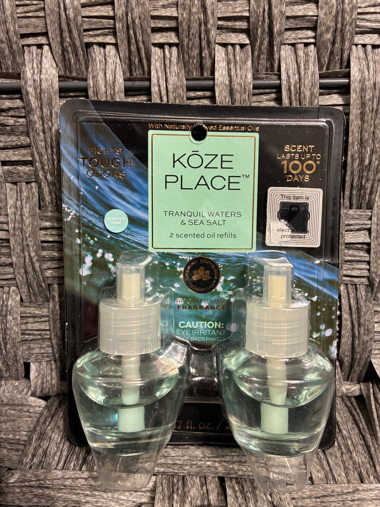 2 PACK - 2CT KOZE PLACE TRANQUIL WATERS & SEA SALT FRAGRANCE OIL REFILLS